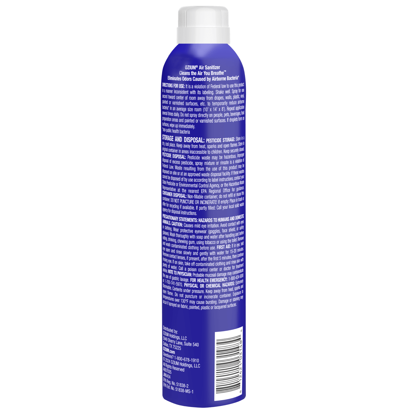 Air Sanitizer Spray 8oz