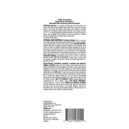 Air Sanitizer Spray .8oz