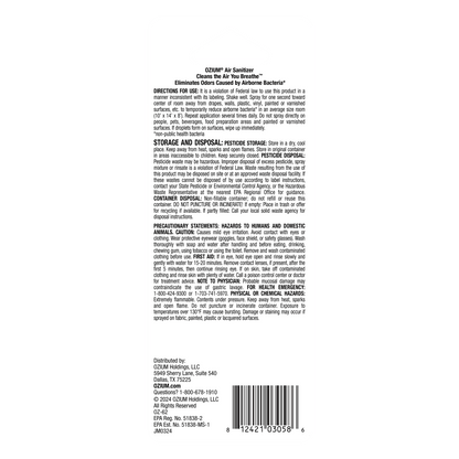 Air Sanitizer Spray .8oz